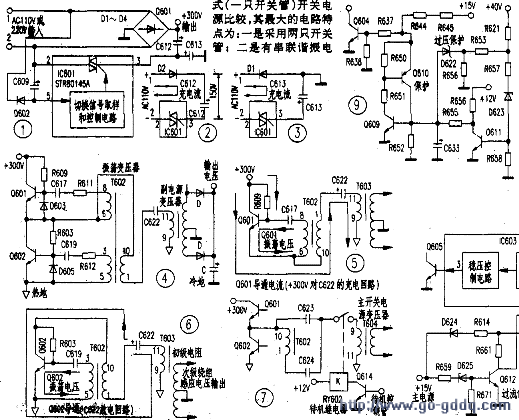 索尼kvk29mf1j型彩电开关电源图纸