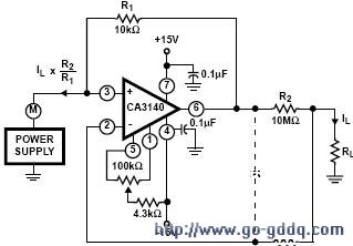 用ca3140组成的微弱电流放大电路