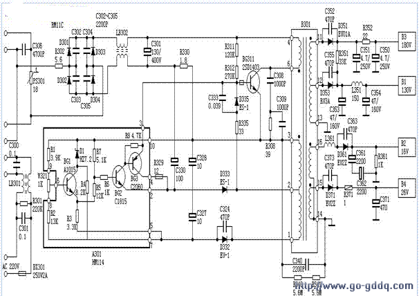 三洋83p电源电路工作原理介绍