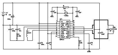 射频芯片rf401和用其构成的高可靠遥控电路