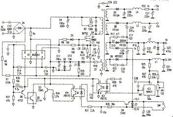 中晶mrs-1200tp扫描仪开关电源原理