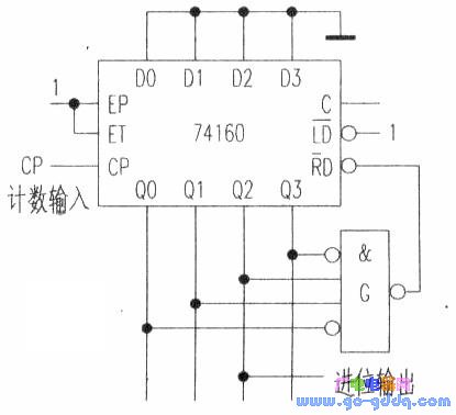 六进制计数器电路