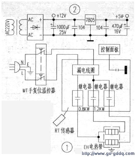 海尔fcd-jthml45Ⅲ型电热水器控制面板上的按键全部失效