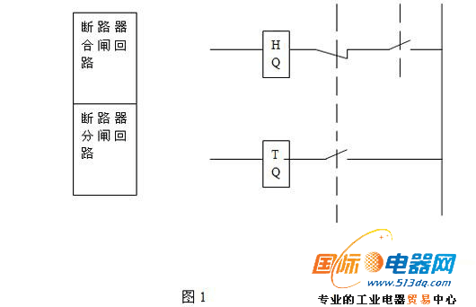 tq—跳闸线圈;dl—断路器辅助接点;ck—弹簧储能接点 改正后接线如下