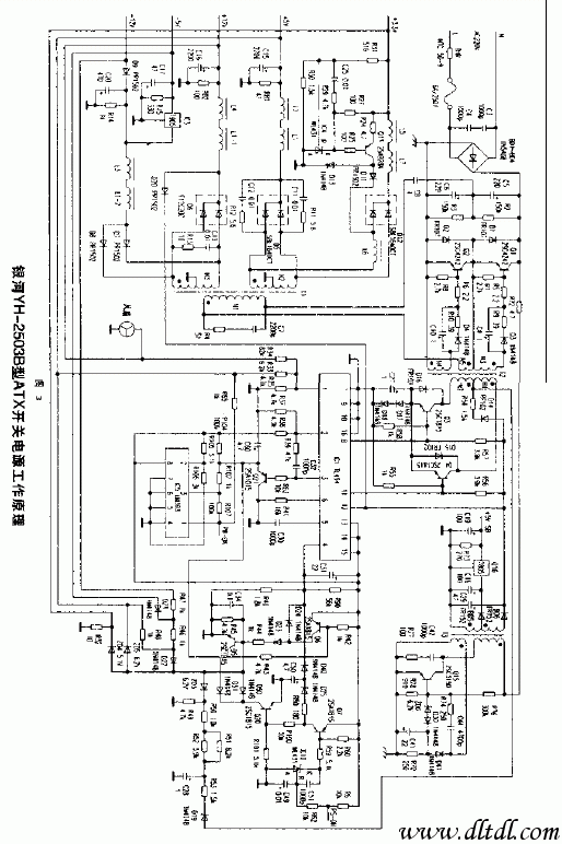 电脑电源电路图大全