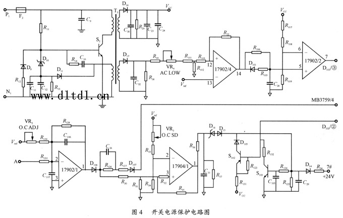 集成pwm控制器mb3759在开关电源中应用