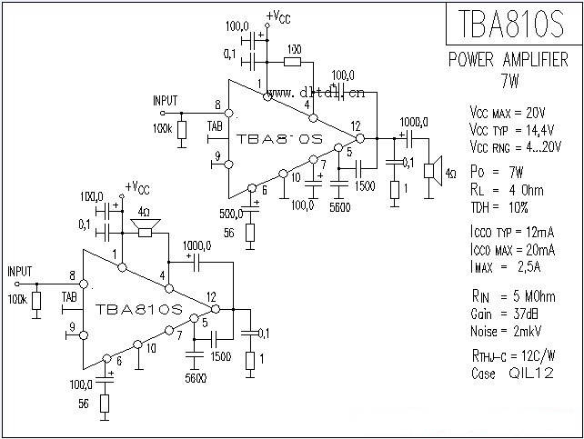 tba810s功放电路