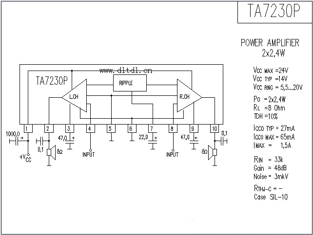 ta7230p功放电路