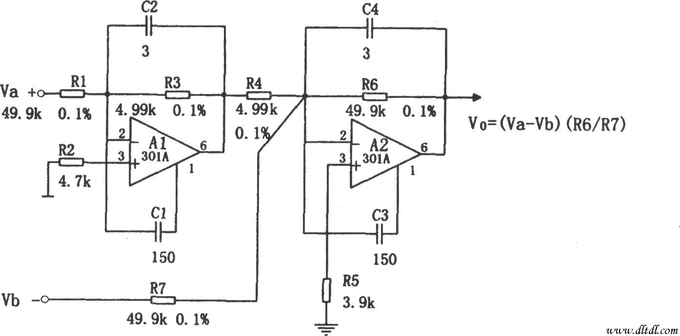 共模电压可达±100V的差动输入放大器