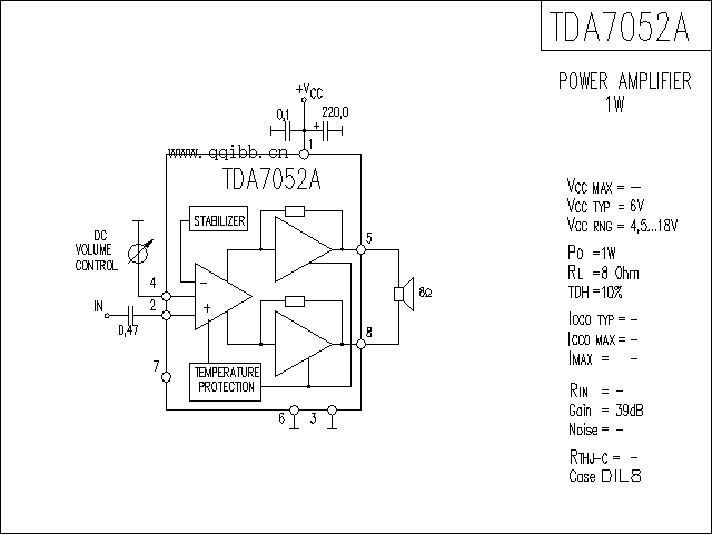 tda7052a功放电路