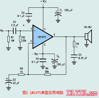 LM1875典型应用电路1