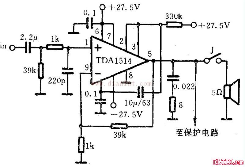 tda1514功率放大电路设计