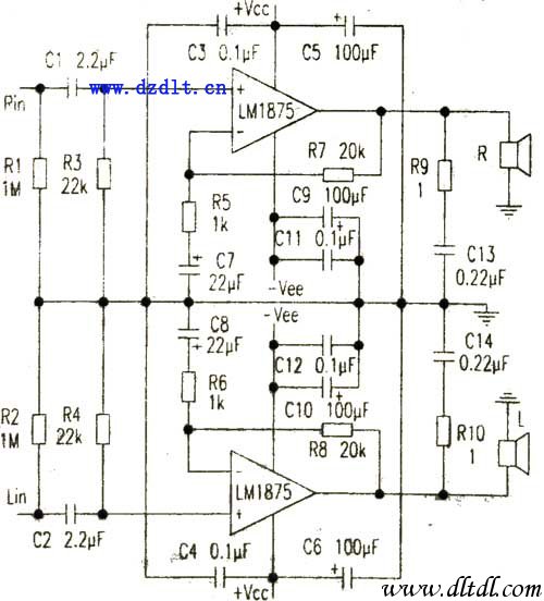 lm1875功放--电路图-技术资料-华强电子网
