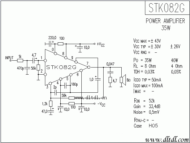 stk082g功放电路