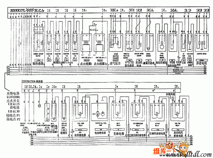 五菱联合电子电控系统 电路图