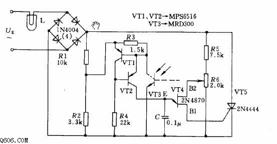 晶闸管交流自动调压稳压电路图