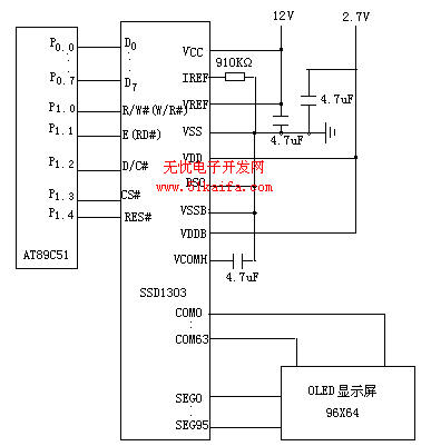 oled矩阵显示屏控制电路的设计