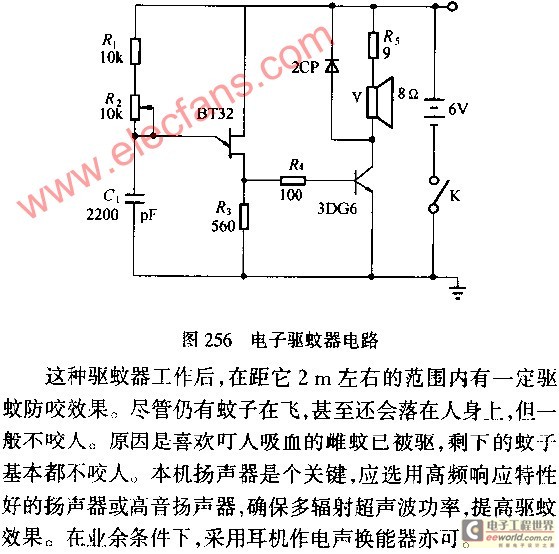 电子灭鼠器,电子驱鼠器,电子驱蚊器电路图