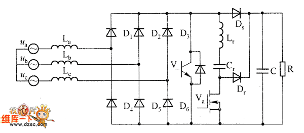 三相单开关dcmboost整流器