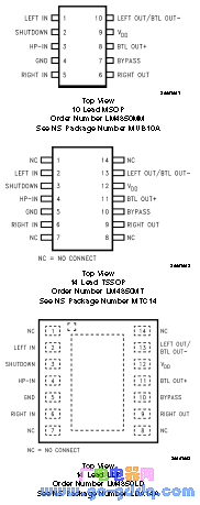 lm4850mm引脚封装图