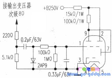 技术资料 设计应用 6e1与6e2的代换要点    6e1和6e2是国产的调谐指示