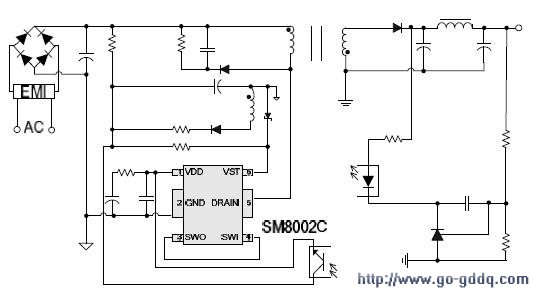 sm8002c应用电路图