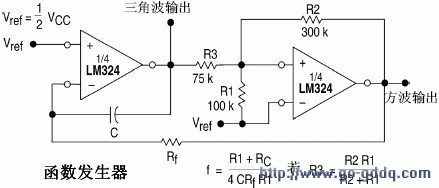 lm324引脚图及电路应用