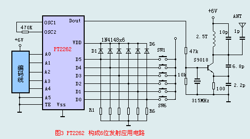 pt2262编码芯片的内部电路分析及仿真