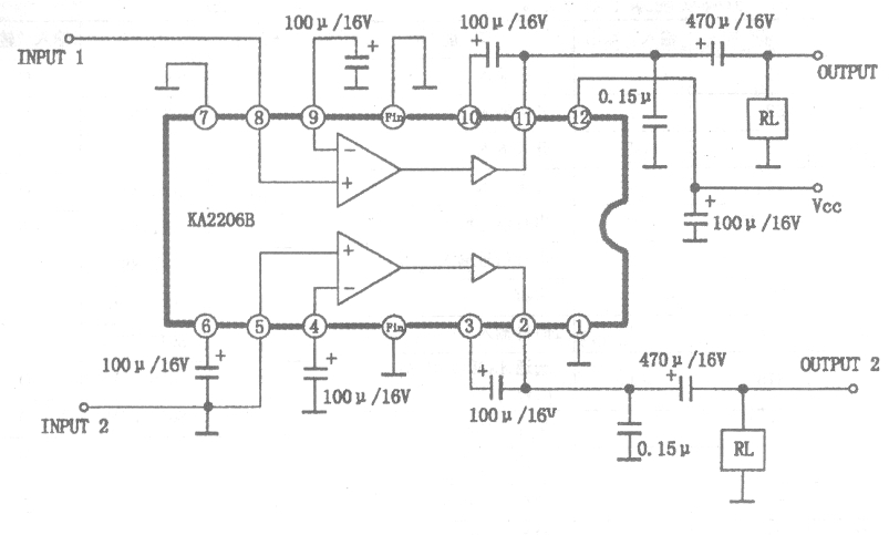 ka2206b应用电路