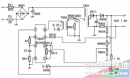 UC3842电动车充电器