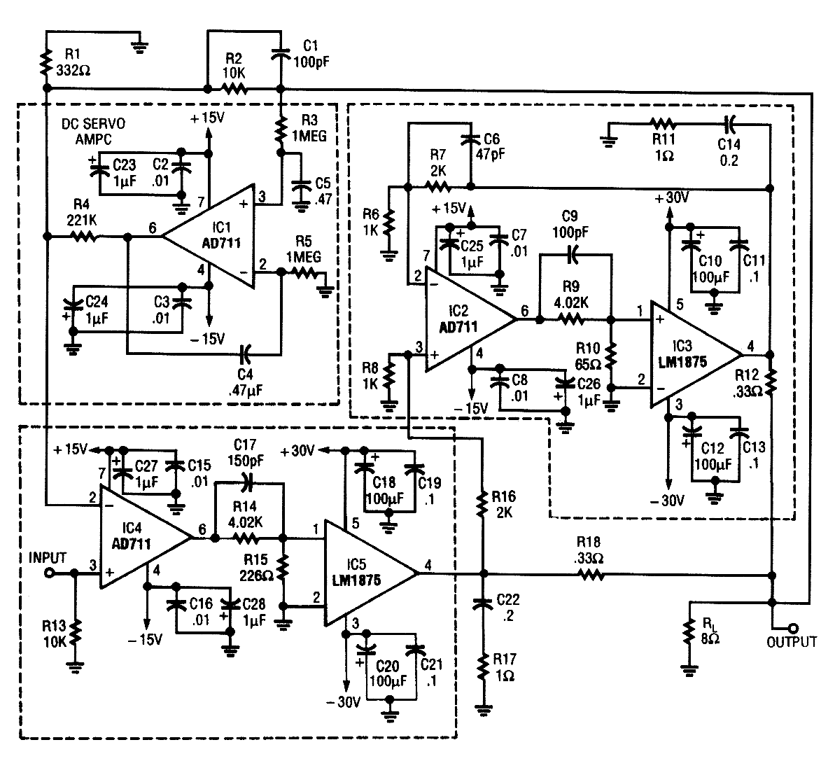 40w放大器電路圖