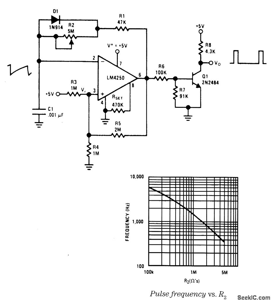 低频脉冲发生器电路信号产生电路图