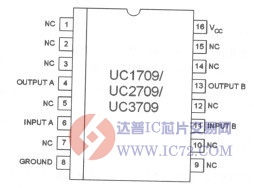 UC1709/UC2709/UC3709反向高速MOSFET驱动器http://www、ic72、com