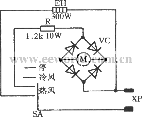 松下电吹风机电路图图片