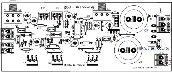 TDA 2030的2.1声道功放电路的制作