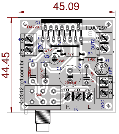 tda7297电路图图片