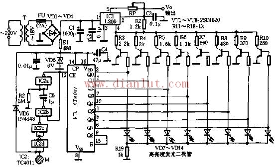 cd4017:十進制計數器/脈衝分配器,cd4017是5位johns