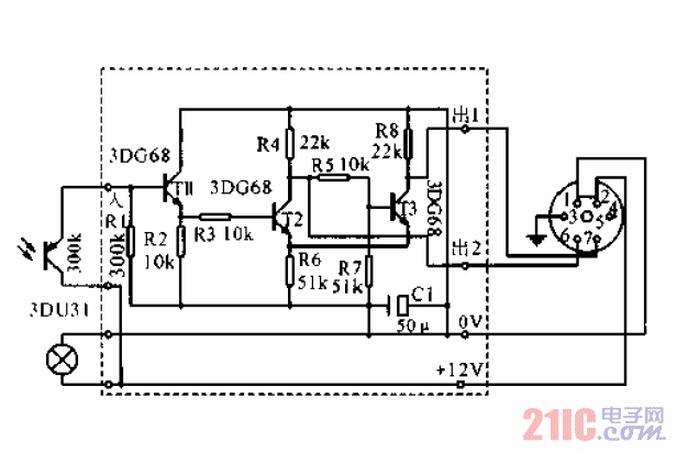 szgb2型光電轉速傳感器電路圖