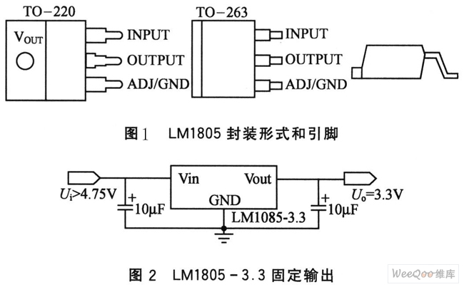 lm1085低压差线性稳压集成电路图