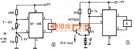 T-121与MTS102接口电路图