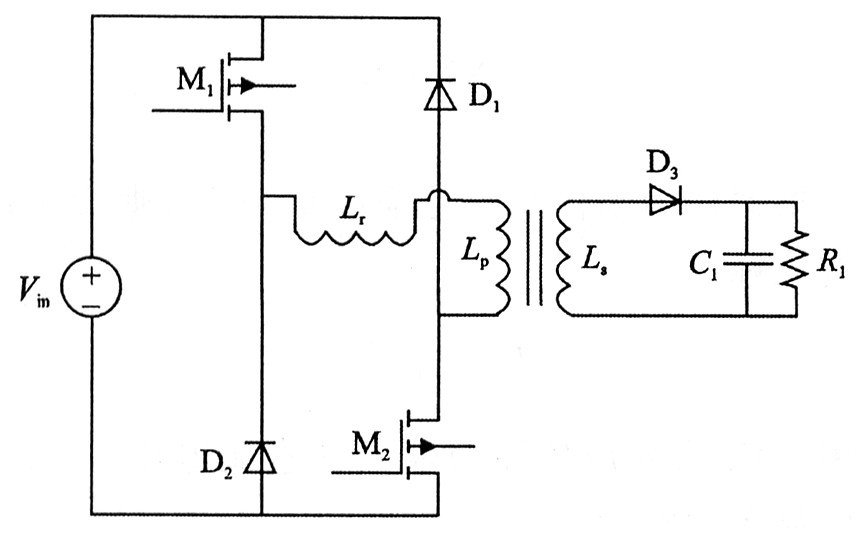 双管反激电路图片