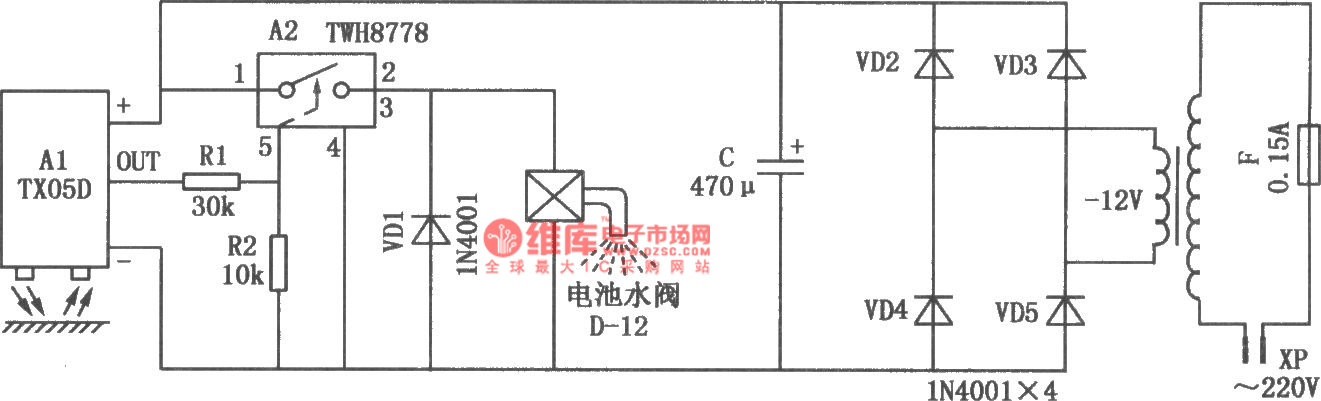 电热水龙头原理结构图图片