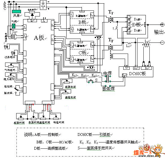 380电焊机接线方法图图片