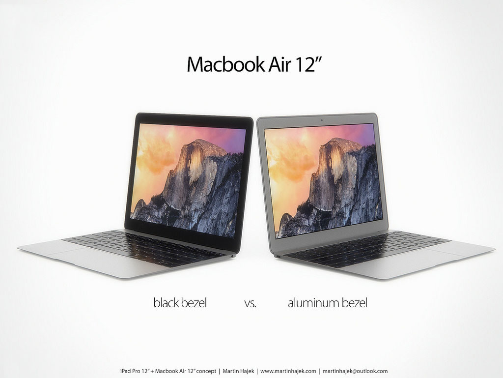 ipad pro对比12寸macbook air 3d概念图赏