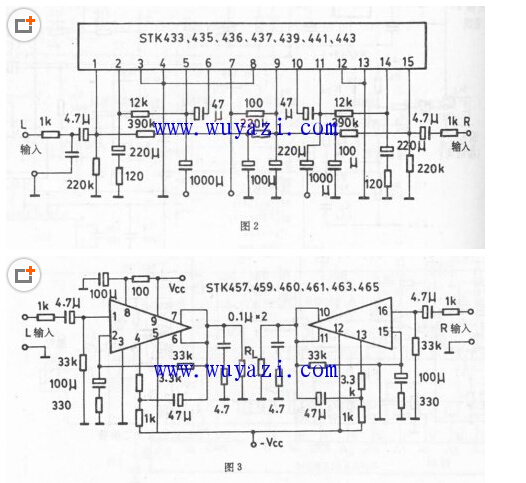 stk401功放电路图图片