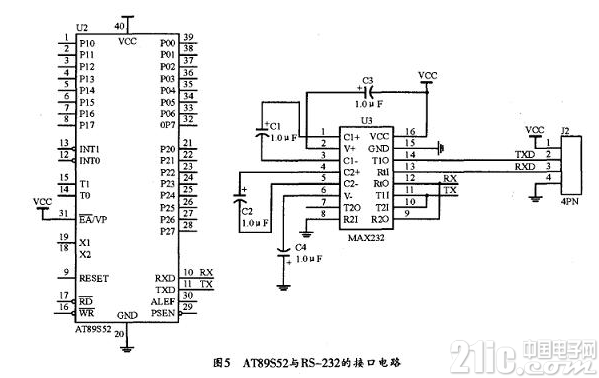 人脸识别考勤机接口电路图