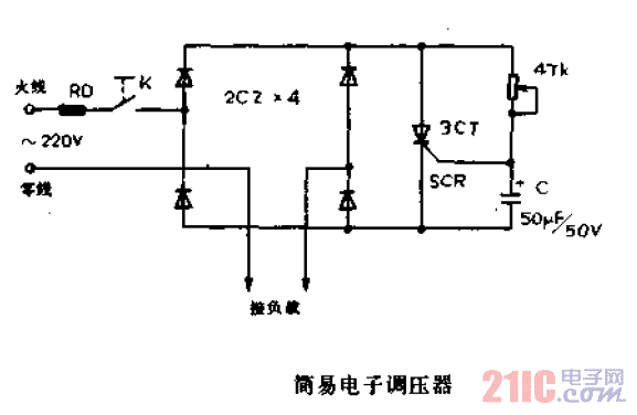 220v调压器电路图图片
