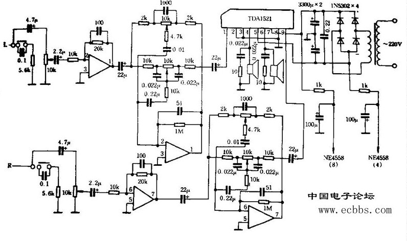 tda1521功放电路图论坛图片