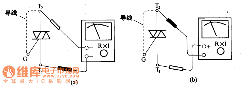 大功率晶闸管测量方法图片