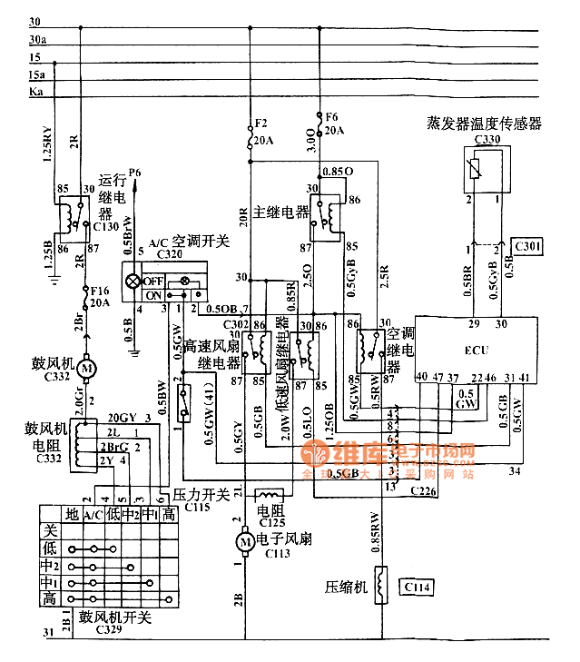 奇瑞qq371发动机电路图图片